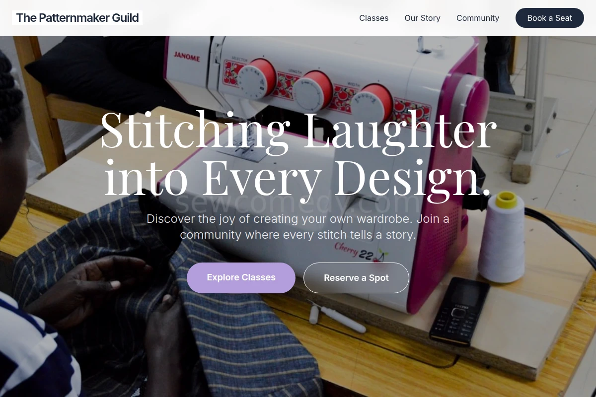 Crease Sewing Class