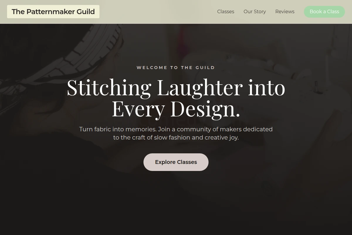 Maker Sewing Class