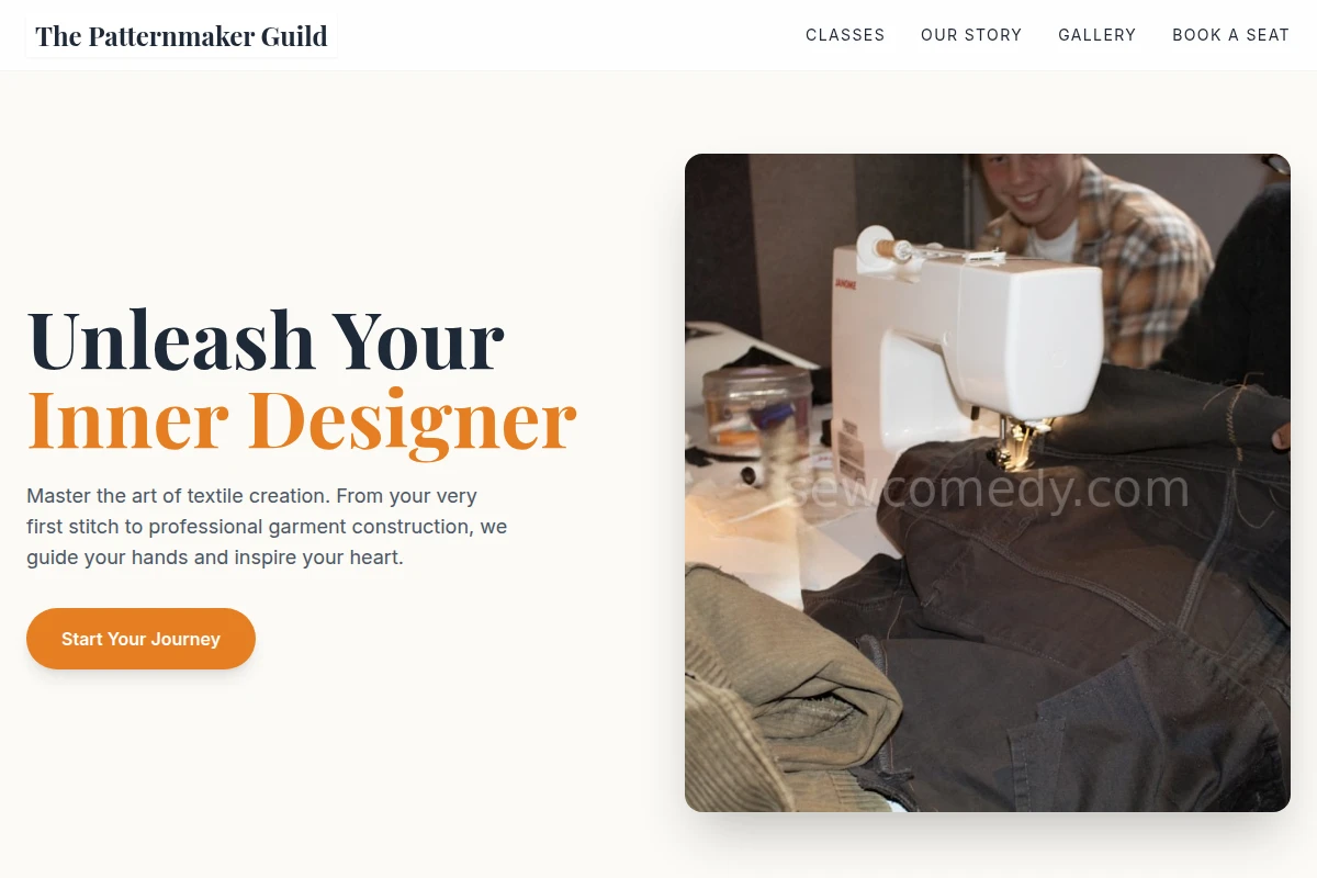 Textile Sewing Class