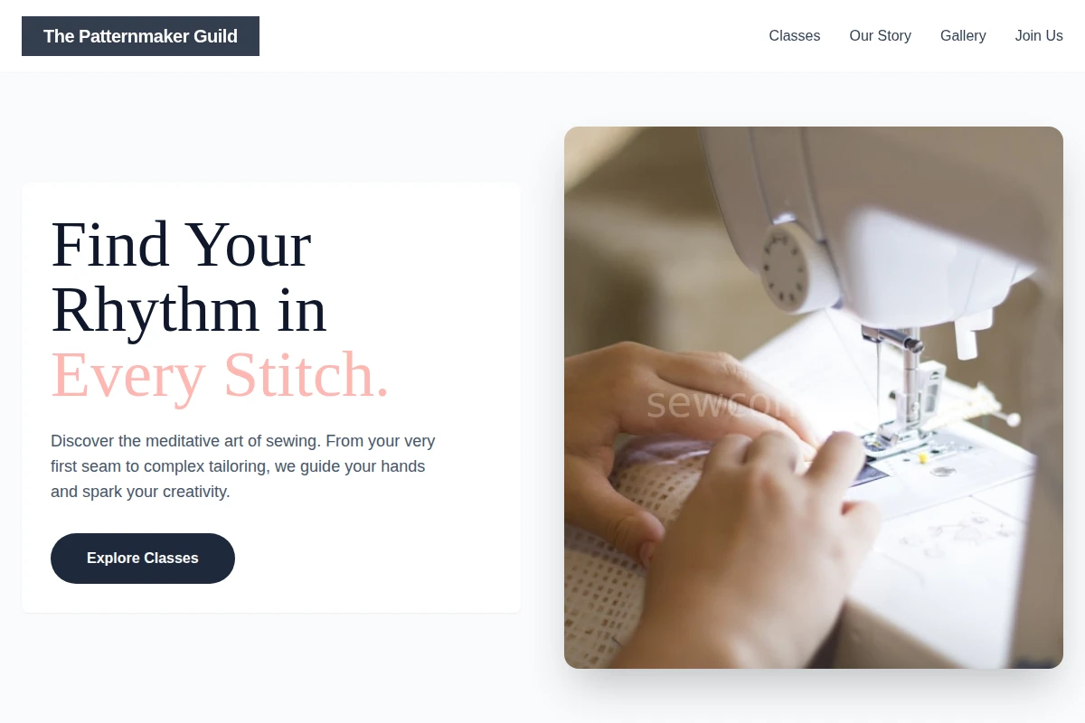 Thread Sewing Class