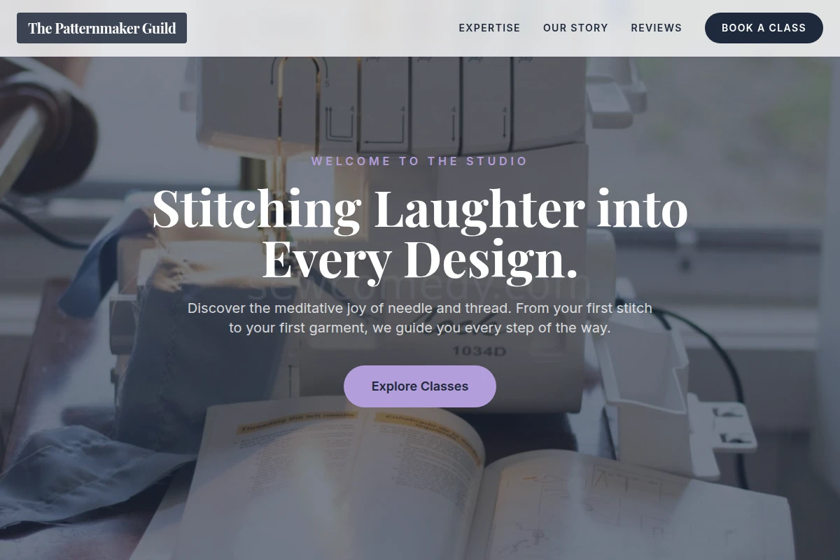 Seam Sewing Class