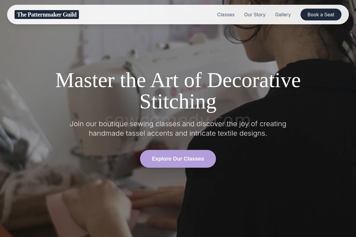 Tassel Sewing Class