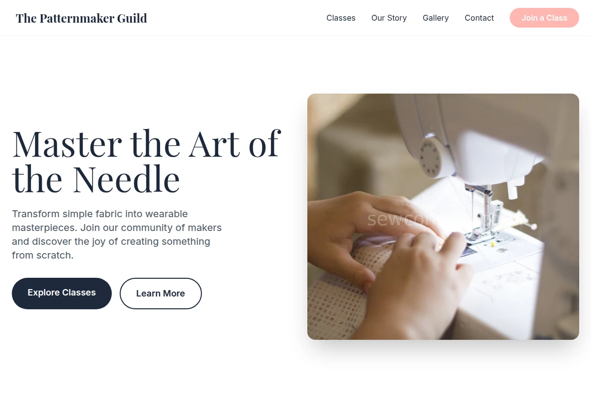 Bobbin Sewing Class