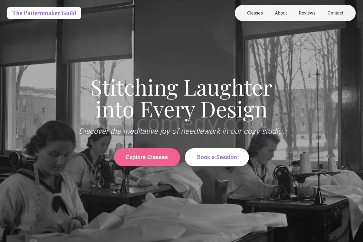 Embroidery Sewing Class