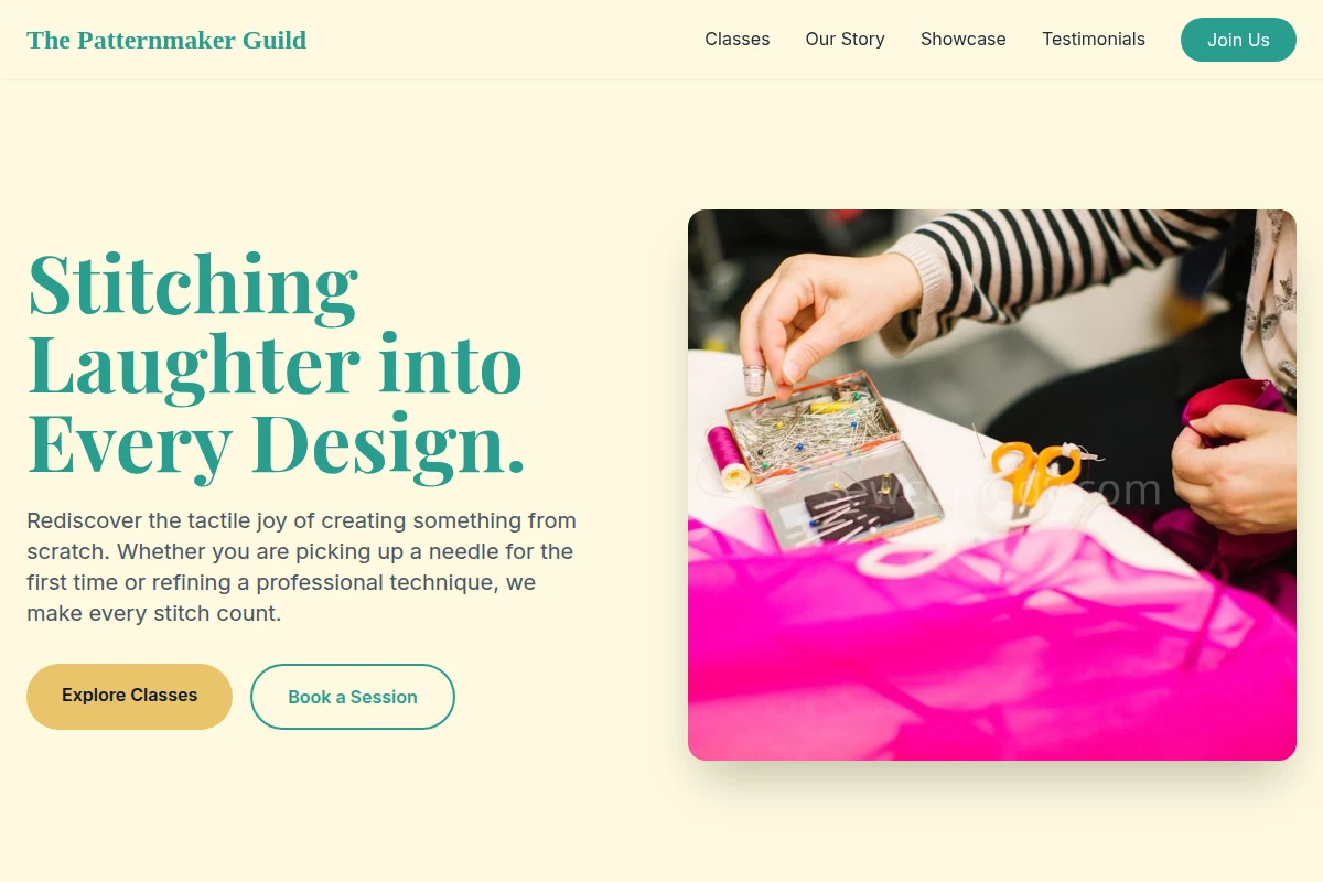 Weaver Sewing Class