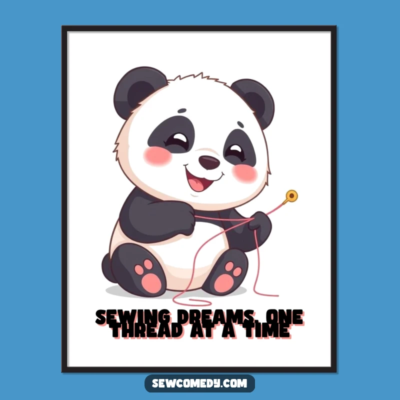 Free Printable Wall Art: Happy Panda Craft Art, Cute Downloadable Decor!